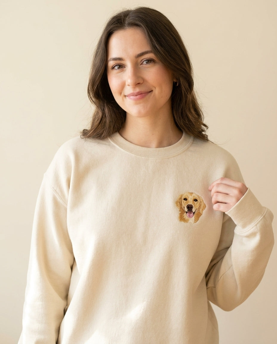 Custom Embroidered Pet Sweatshirt